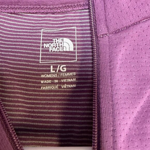 The North Face Women’s FlashDry ¼-Zip Top Large Purple EUC - Picture 5 of 10